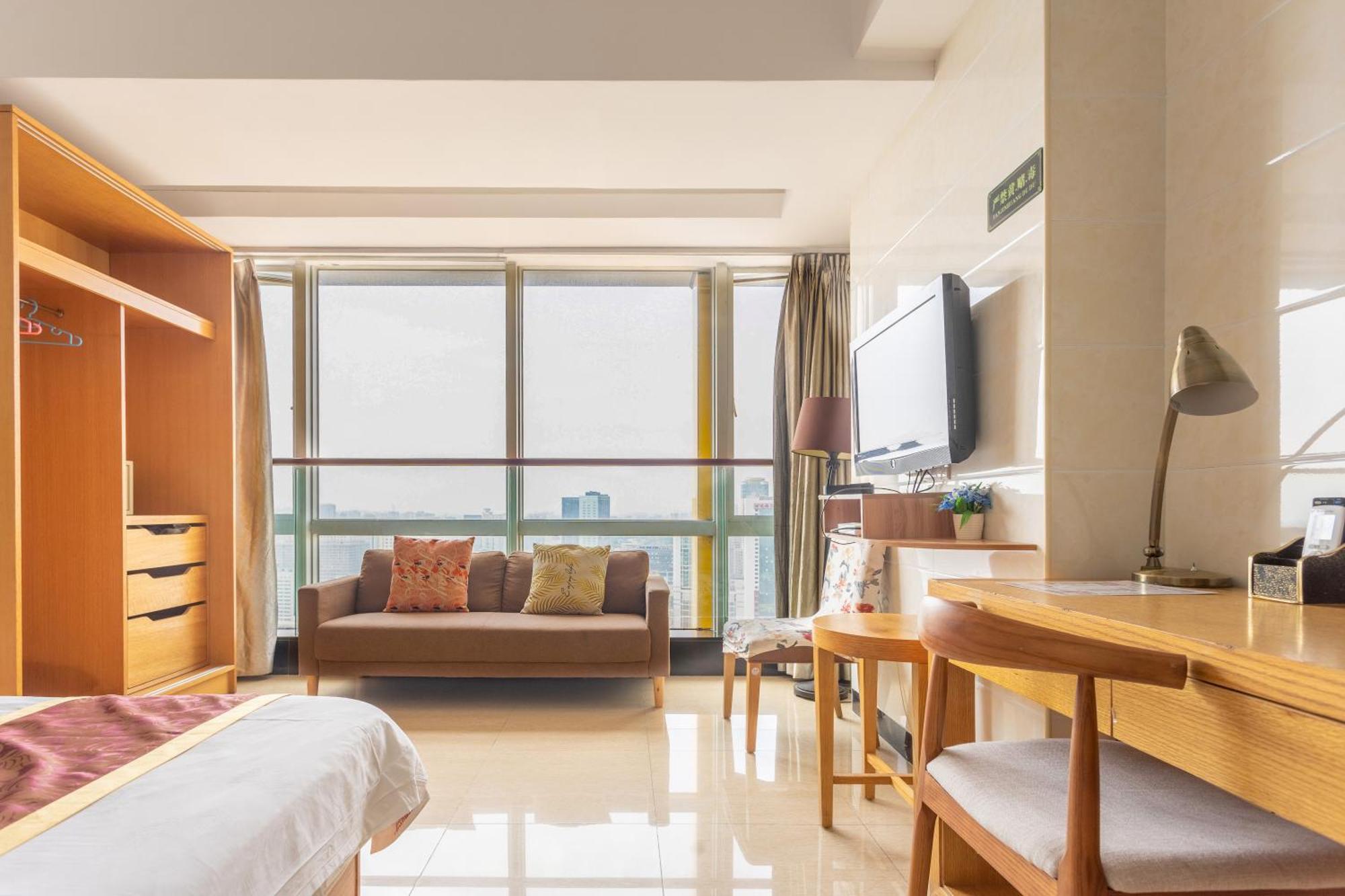 Sunny International Apartment From Beijing Road Cantón Exterior foto