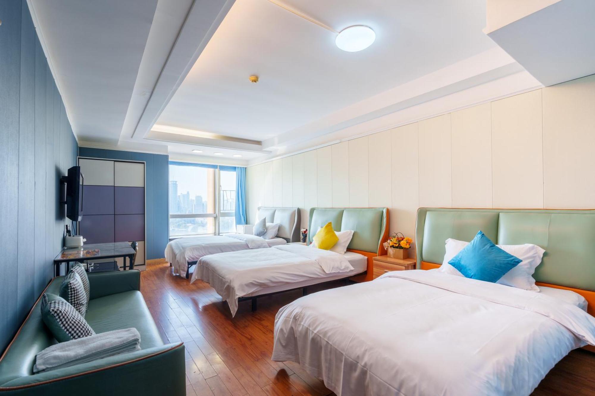 Sunny International Apartment From Beijing Road Cantón Exterior foto