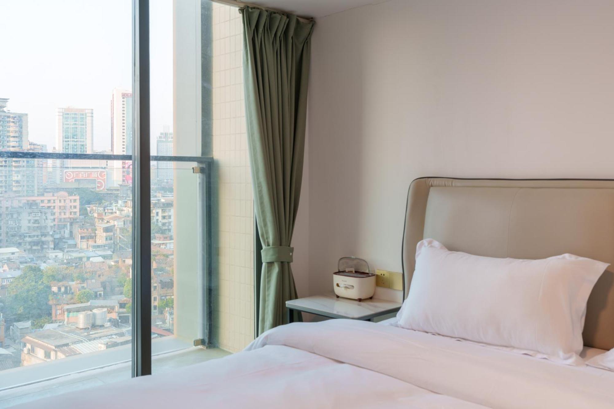 Sunny International Apartment From Beijing Road Cantón Exterior foto
