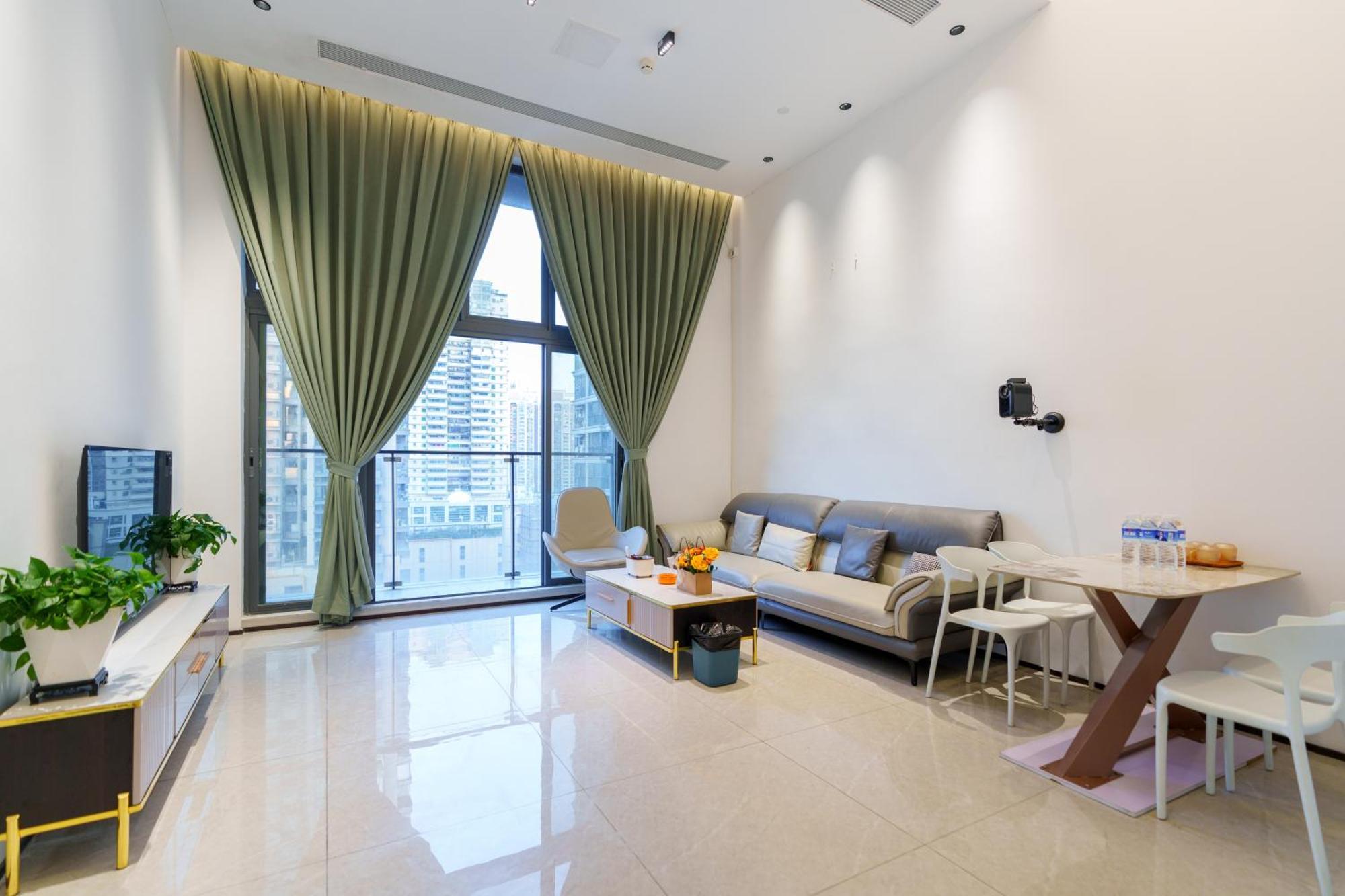 Sunny International Apartment From Beijing Road Cantón Exterior foto