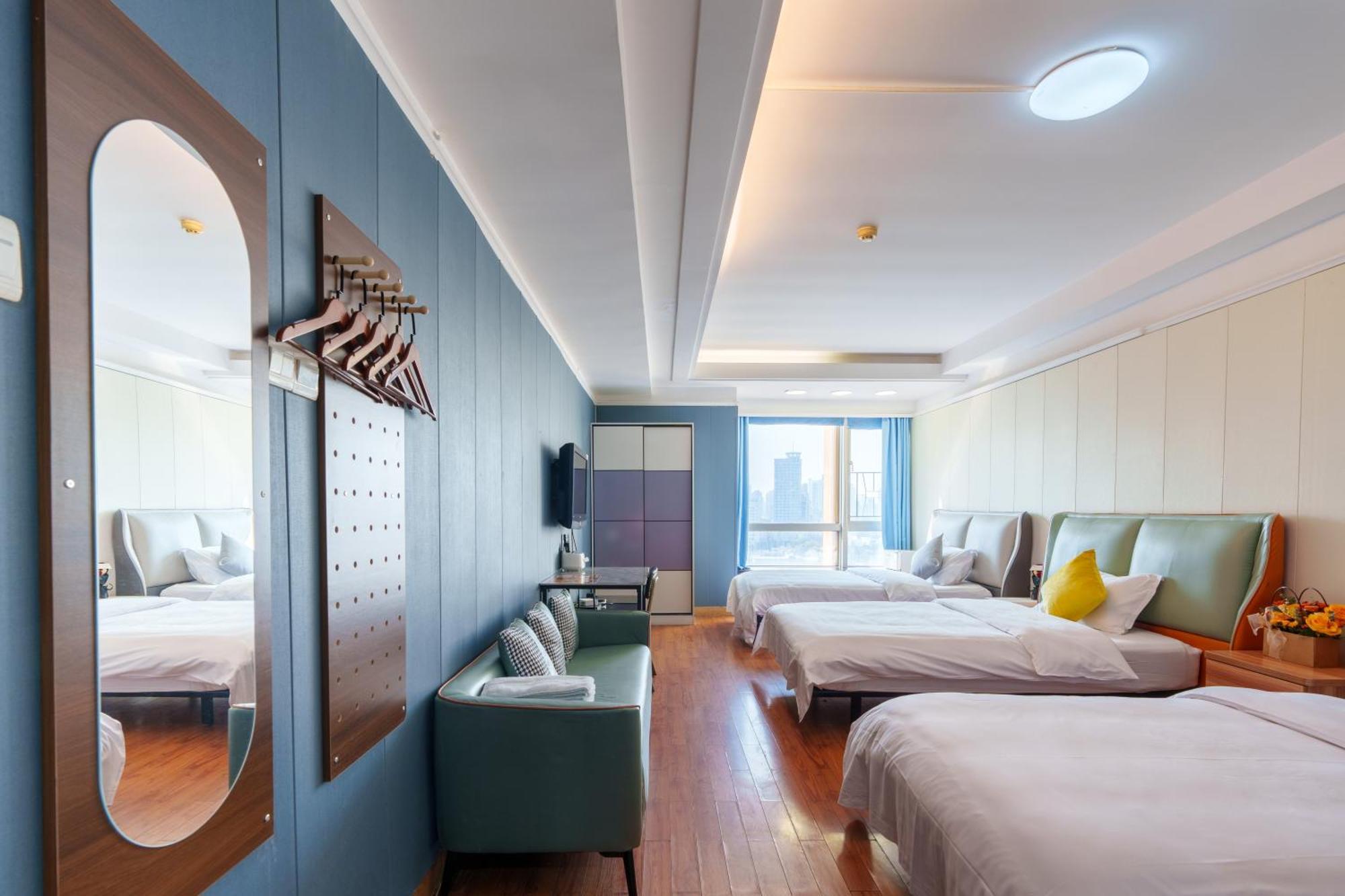 Sunny International Apartment From Beijing Road Cantón Exterior foto