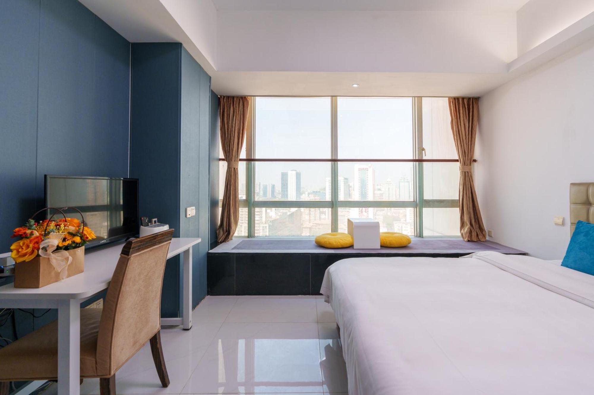 Sunny International Apartment From Beijing Road Cantón Exterior foto