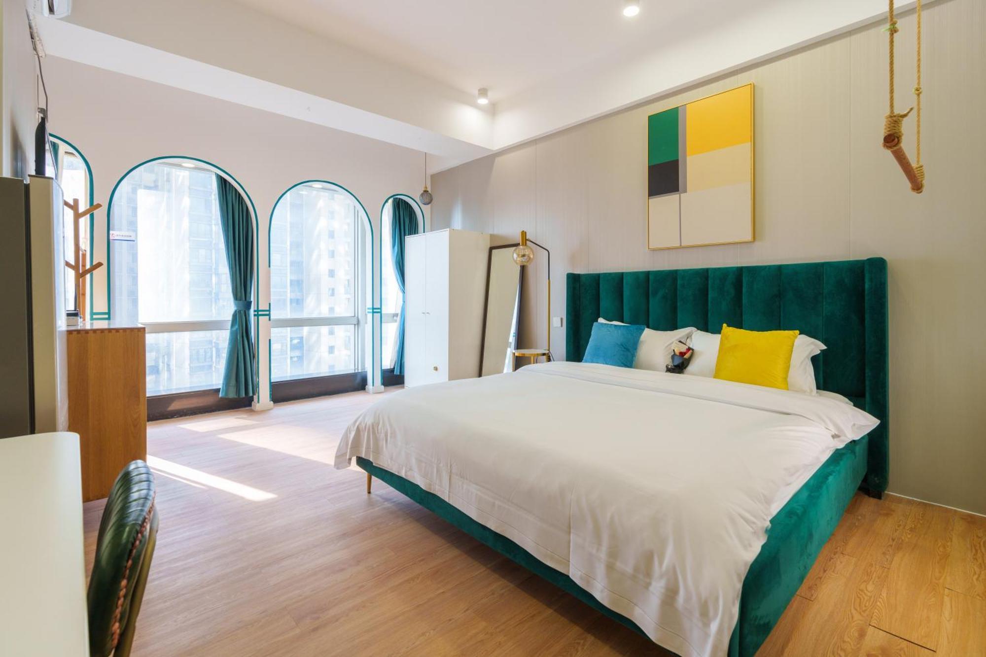 Sunny International Apartment From Beijing Road Cantón Exterior foto