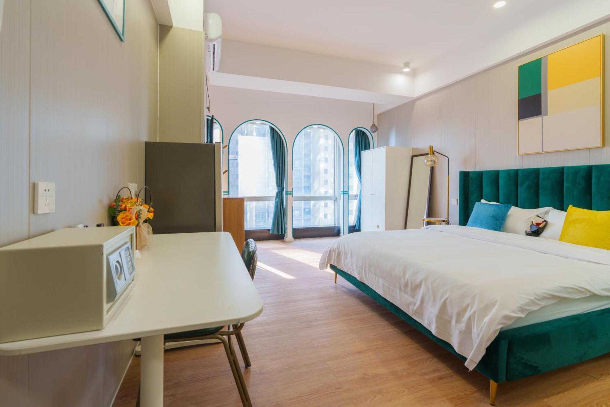 Sunny International Apartment From Beijing Road Cantón Exterior foto