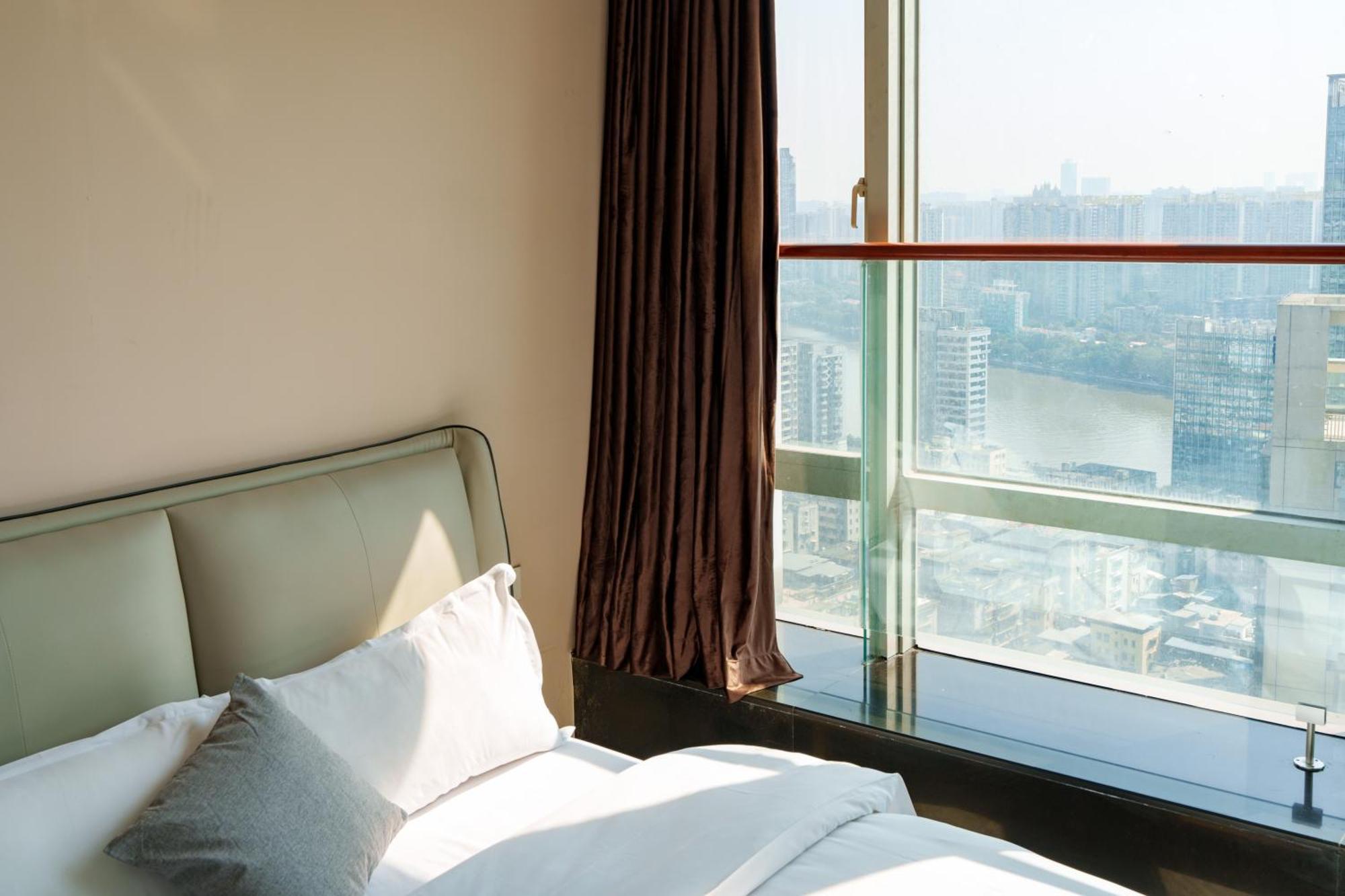 Sunny International Apartment From Beijing Road Cantón Exterior foto