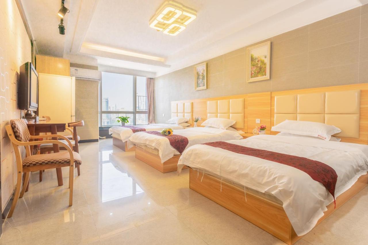 Sunny International Apartment From Beijing Road Cantón Exterior foto