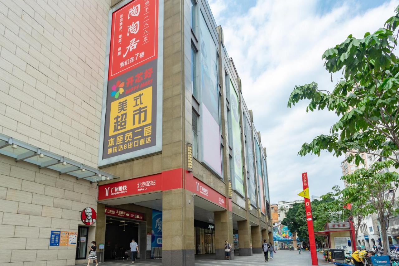 Sunny International Apartment From Beijing Road Cantón Exterior foto